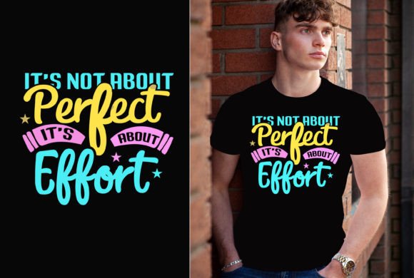 Effort Over Perfection Graphic Design Asset