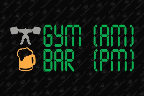 Funny Gym Workout Drinking Bar Graphics
