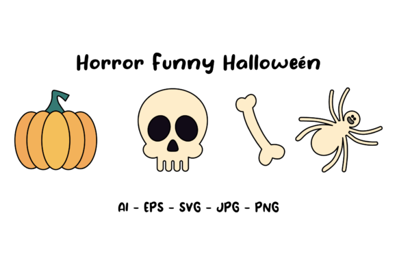 Horror Funny Halloween Graphics for Digital Sellers