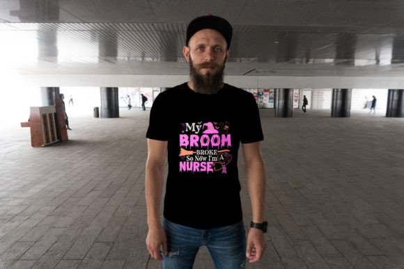 My Broom Broke Halloween T-shirt Design: A Graphic Designer’s Take