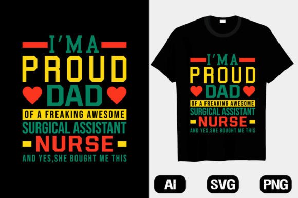 Nurse Eye Catching Typography T-Shirt Graphics