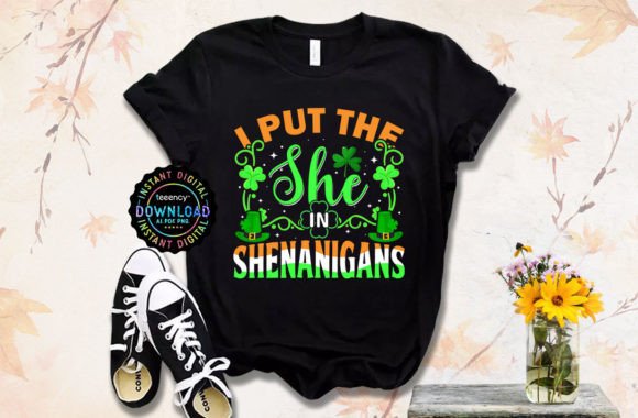 She in St Patrick Day T-Shirt Graphic
