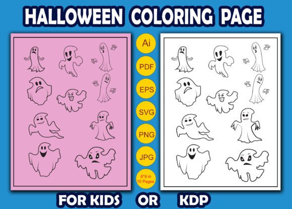 Spooky Halloween Graphics for Kdp Interiors