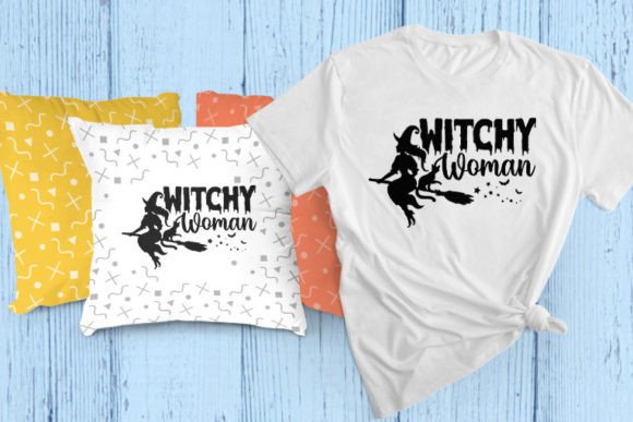 Witchy Woman Halloween Svg Tshirt Graphics for Bloggers